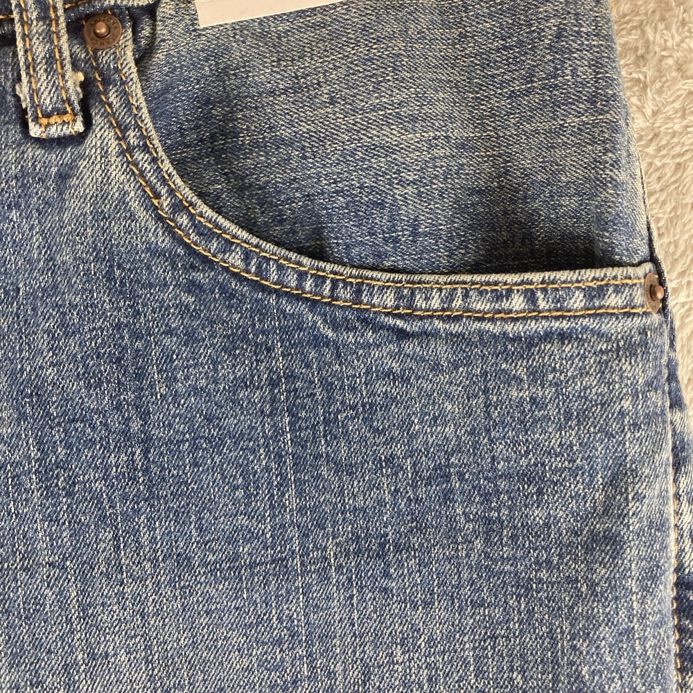 Arizona Jeans Mens 36x36 Flex Relaxed Straight Sits Below Waist Blue Denim - Picture 5 of 16